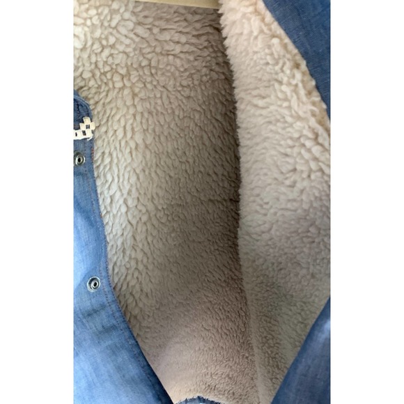 VTG 70s Levi’s Orange Tag quilted denim Sherpa jacket. - Picture 9 of 9